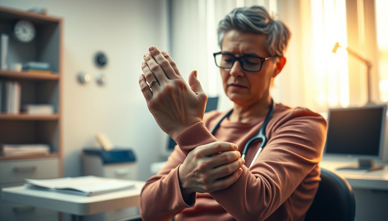 Handgelenkbeschwerden Arztbesuch